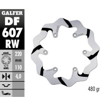 Disque de frein arrière fixe Wave GALFER- 220 mm- KTM & HUSQVARNA 2
