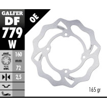 Disque de frein avant fixe Wave GALFER - 160 mm- KTM SX 50 2