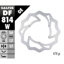 Disque de frein avant fixe Wave GALFER - 260 mm- BETA RR 4T 2
