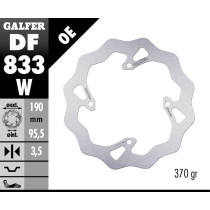 Disque de frein arrière fixe Wave GALFER - 190 mm- TM MX 85 2