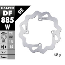 Disque de frein arrière fixe Wave GALFER - 220 mm- HUSQVARNA 2