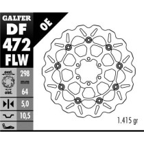 Disque de frein GALFER wave flottant 298x5mm - INDIAN & VICTORY 2
