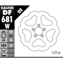 Disque de frein GALFER fixe wave 292x5mm - HARLEY DAVIDSON 2