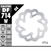 Disque de frein GALFER fixe wave 240x4mm PIAGGIO MP3 2