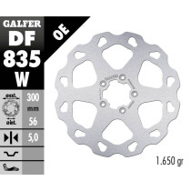 Disque de frein GALFER fixe 300x5 - HARLEY DAVIDSON TOURING SERIES 2
