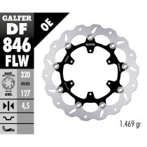 Disque de frein GALFER wave flottant - 320 mm - KTM 690 SMC R ABS 2