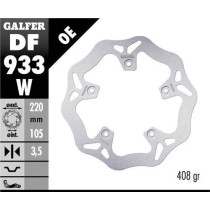Disque de frein avant GALFER - disque fixe wave 220x3.5mm - HONDA MSX 125 2018- 2