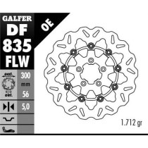 Disque de frein GALFER wave flottant route 300x5mm - HARLEY DAVIDSON TOURING SERIES