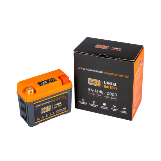 Batterie motocross GET Lithium 107x85x86mm