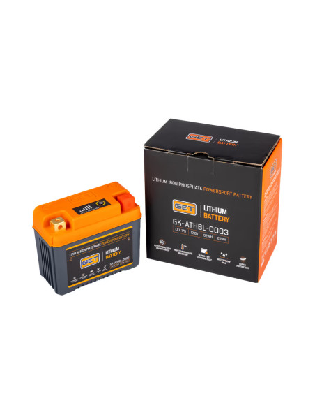 Batterie motocross GET Lithium 107x85x86mm