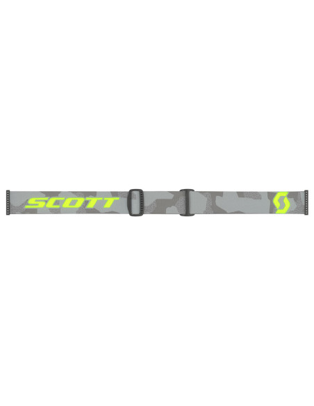 Masque cross Scott Fury Light Sensitive - Light Gris Jaune Fluo