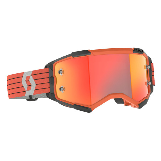Masque cross Scott Fury - Orange Gris