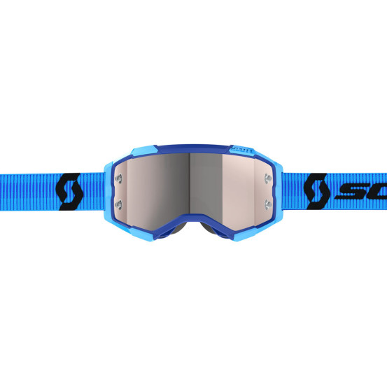 Masque cross Scott Fury - Bleu Noir écran argent