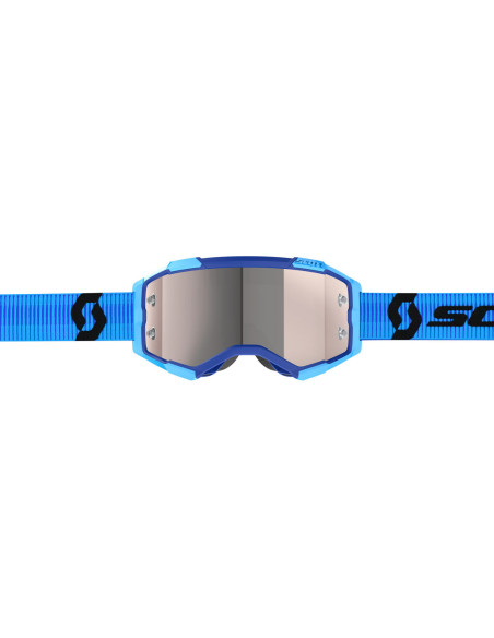 Masque cross Scott Fury - Bleu Noir écran argent