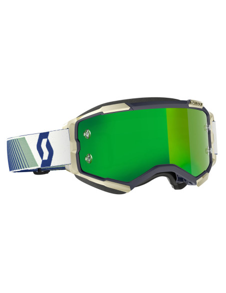 Masque cross Scott Fury - Bleu Vert écran Vert