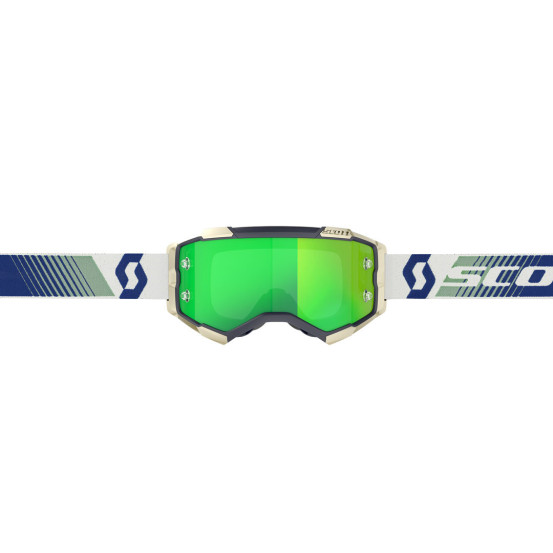 Masque cross Scott Fury - Bleu Vert écran Vert