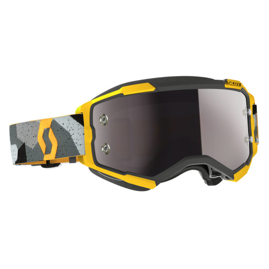 Masque cross Scott Fury - Camo Vert Jaune
