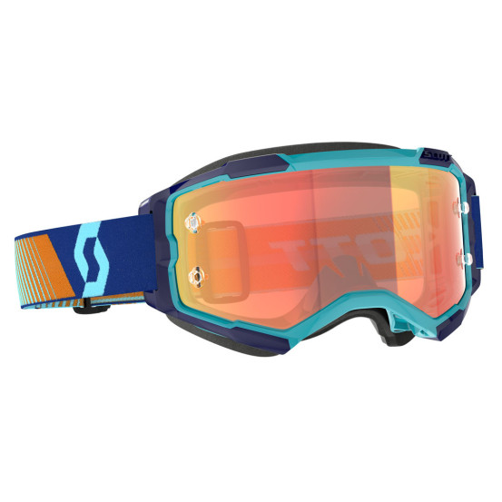 Masque cross Scott Fury - Bleu Orange