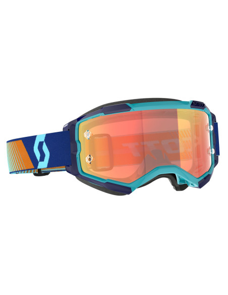 Masque cross Scott Fury - Bleu Orange