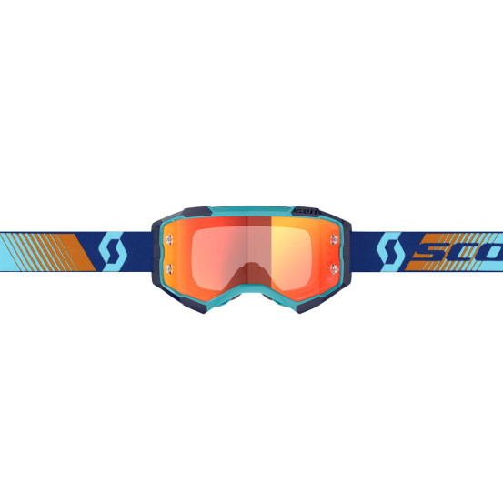 Masque cross Scott Fury - Bleu Orange