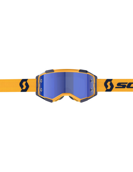 Masque cross Scott Fury - Jaune Bleu écran bleu