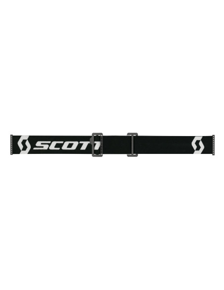 Masque cross Scott Primal écran iridium - Noir Blanc Silver