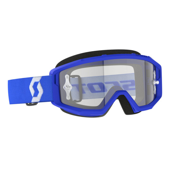 Masque cross Scott Primal écran clair - Bleu Blanc
