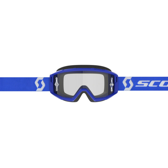 Masque cross Scott Primal écran clair - Bleu Blanc