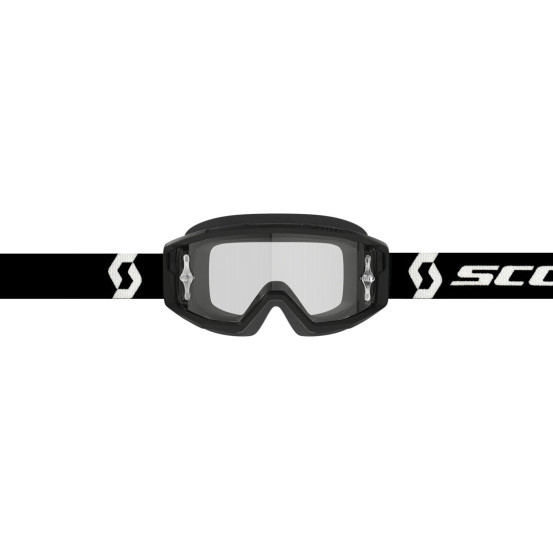 Masque cross Scott Primal écran clair - Noir Blanc