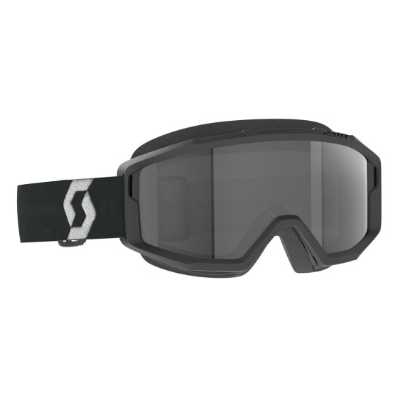 Masque cross Scott Primal Sand Dust - Noir Blanc écran gris foncé