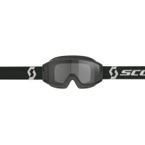 Masque cross Scott Primal Sand Dust - Noir Blanc écran gris foncé 2