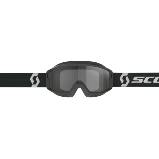 Masque cross Scott Primal Sand Dust - Noir Blanc écran gris foncé