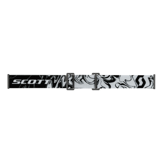 Masque cross Scott Prospect Amplifier - Marble Noir Blanc écran Or