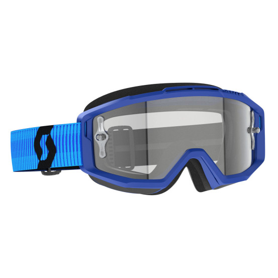 Masque cross Scott Split OTG écran clair - Bleu Noir