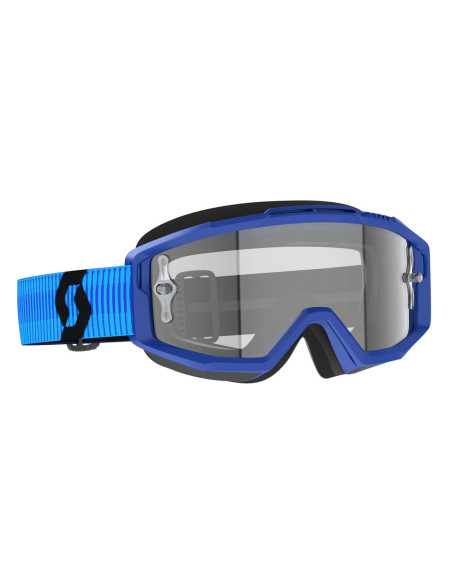 Masque cross Scott Split OTG écran clair - Bleu Noir