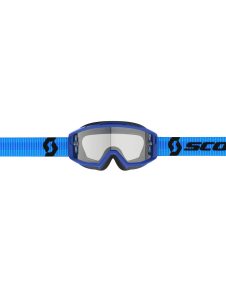 Masque cross Scott Split OTG écran clair - Bleu Noir