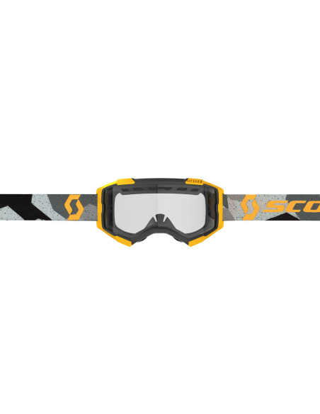 Masque cross Scott Fury Enduro - Camo Gris Jaune