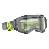 Masque cross Scott Fury Enduro - Light Gris Jaune Fluo
