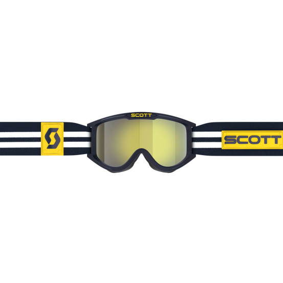 Masque cross Scott 89X Era - Bleu Blanc écran Jaune