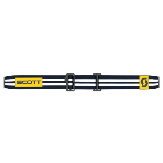 Masque cross Scott 89X Era - Bleu Blanc écran Jaune