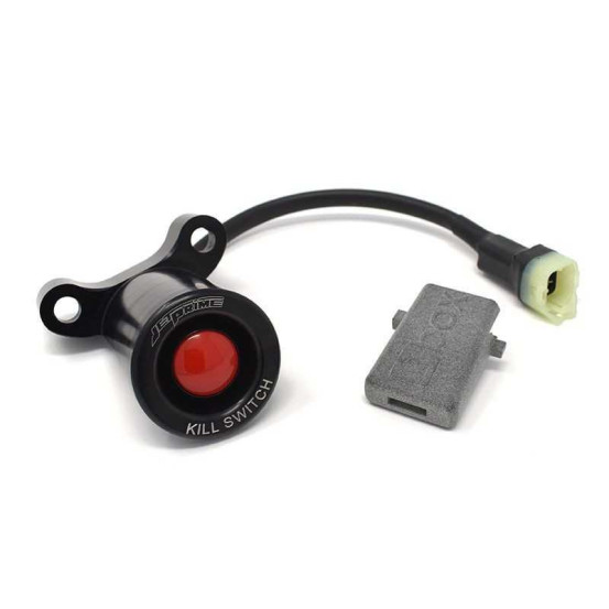 Bouton de démarrage sans neiman JETPRIME avec box pour clé et antenne - Kill Switch - DUCATI PANIGALE V4 2019-2020