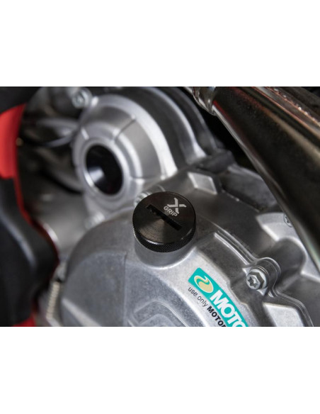 Bouchon de remplissage d'huile X-GRIP Noir KTM 2004 - 2026 Husqvarna 2014 - 2026 GAS GAS 2021 - 2026