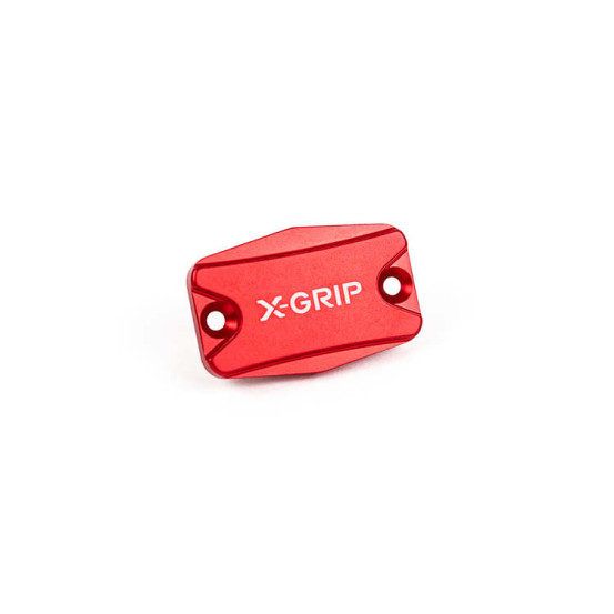 Couvercle de maitre cylindre de frein et d'embrayage X-GRIP Rouge Bracktec - KTM - HUSQVARNA - GAS GAS