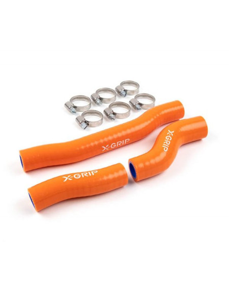 Durite de radiateur X-GRIP Orange - KTM TPI 250 / 300 2020-2022 SX 250 2019-202 - HUSQVARNA TC 250 2019-2022 TEI 250 / 300 20..