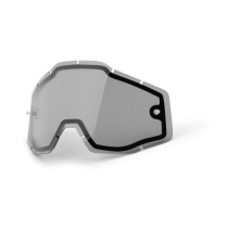 Ecran double pour masque cross 100% Racecraft 1/Accuri 1/Strata 1 - Double Fumé