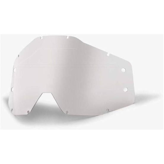 Ecran Forecast pour masque cross 100% Racecraft 1/Accuri 1/Strata 1 - Clair