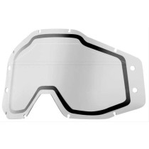 Ecran Forecast pour masque cross 100% Racecraft 1/Accuri 1/Strata 1 - Double Sonic Bumps Clair