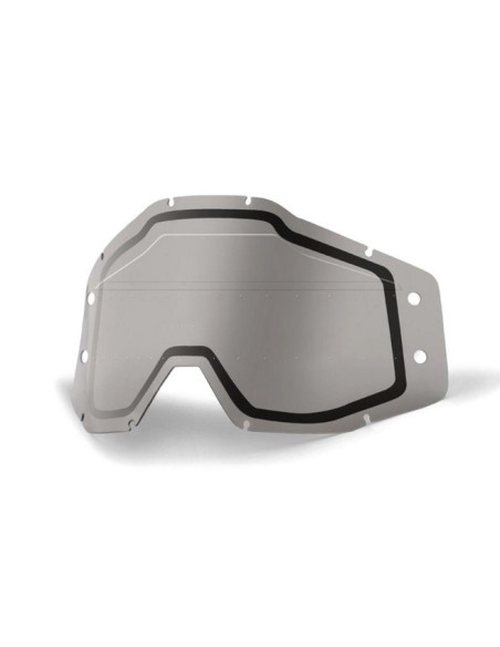 Ecran Forecast pour masque cross 100% Racecraft 1/Accuri 1/Strata 1 - Double Sonic Bumps Fumé