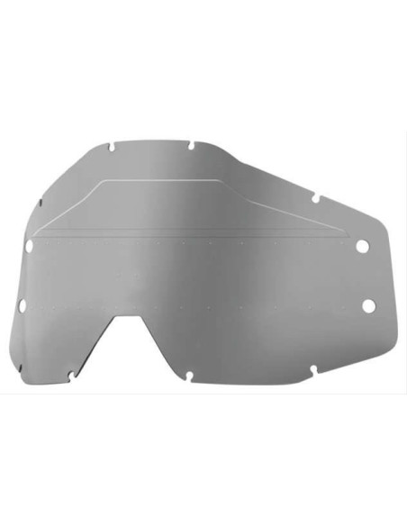 Ecran Forecast pour masque cross 100% Racecraft 1/Accuri 1/Strata 1 - Sonic Bumps Fumé