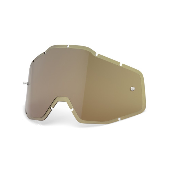 Ecran injecté pour masque cross 100% Racecraft 1/Accuri 1/Strata 1 - Olive